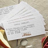 3x5 Recipe Cards