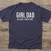 Girl Dad Personalized Hanes Adult ComfortWash T-Shirt