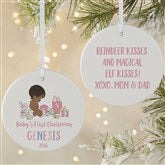 Precious Moments Our Favorite Gift Personalized Baby Girl Ornaments - 29424