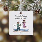 Beach Engagement philoSophies Personalized Ornaments - 29949