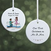 Beach Engagement philoSophies Personalized Ornaments - 29949
