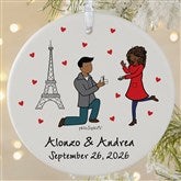 Paris Engagement philoSophies Personalized Ornaments - 29950
