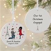 Paris Engagement philoSophies Personalized Ornaments - 29950