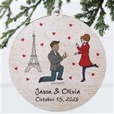 Paris Engagement philoSophies Personalized Ornaments - 29950