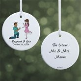 Couple Engagement philoSophies Personalized Ornaments - 29951