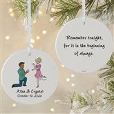 Couple Engagement philoSophies Personalized Ornaments - 29951