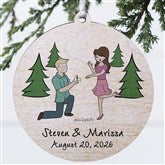Engagement In The Park philoSophies Personalized Ornaments - 29953