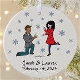 Winter Engagement philoSophies Personalized Ornaments - 29954