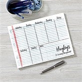 8.5" x 11" Weekly Planner
