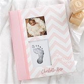 Pink Chevron Baby Book