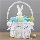 White Easter Basket