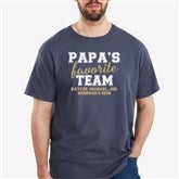 Grandpas Favorite Team Personalized Mens Shirts - 31158