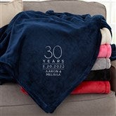 60x80 Navy Blanket