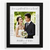 Love Is Patient Personalized Matted Frames - 31316