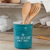 Turquoise Utensil Holder