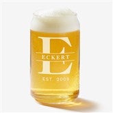 Lavish Last Name Personalized Beer Glasses - 31381