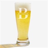 Lavish Last Name Personalized Beer Glasses - 31381