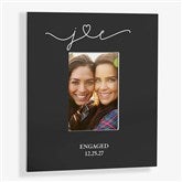 Drawn Together By Love Personalized Engagement Picture Frames - 31491