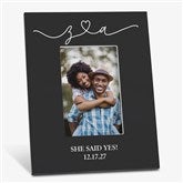 Drawn Together By Love Personalized Engagement Picture Frames - 31491