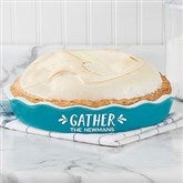 Turquoise Pie Baking Dish