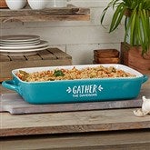 Turquoise Casserole Dish