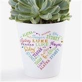 Close To Her Heart Personalized Mini Flower Pot - 32225