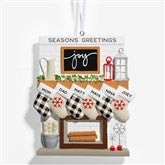 Fireplace Stockings Personalized Family Ornaments - 32293