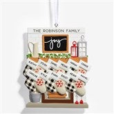 Fireplace Stockings Personalized Family Ornaments - 32293