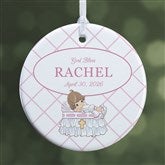 Precious Moments Personalized Girls Christening Ornament - 32597