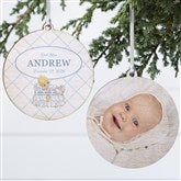 Precious Moments Personalized Boys Christening Ornament - 32598