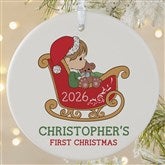 Precious Moments 1st Year Personalized Baby Ornaments - 32602