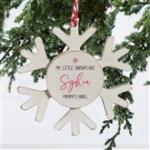 Snowflake Wood - Pink Design