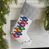 Holiday Lights Personalized Christmas Stockings - 32634