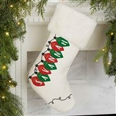 Holiday Lights Personalized Christmas Stockings - 32634