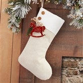 Ivory Stocking w/Red Tag