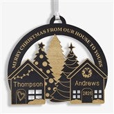Our House To Yours Personalized Wood Ornaments - 32689