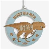 Dinosaur Personalized Wood Ornaments - 32691