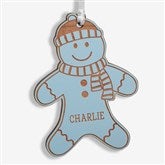 Gingerbread Family Character Personalized Wood Ornament - 32693