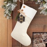 Ivory Stocking w/Black Tag