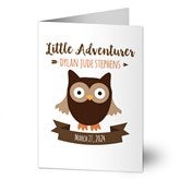 Owl Signature Greeting Card