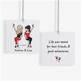 Best Friends philoSophies Personalized Ornaments - 32870