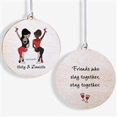 Best Friends philoSophies Personalized Ornaments - 32870