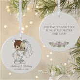 Precious Moments Personalized Wedding Ornaments - 32884