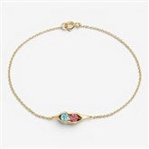 Peas In A Pod Personalized Birthstone Bracelets - 32896D