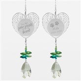 Blue/Green Heart Suncatcher