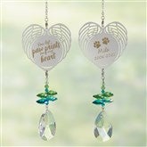 Blue/Green Heart Suncatcher