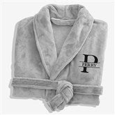 Lavish Last Name Embroidered Fleece Robes - 33287