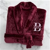 Maroon Fleece Robe-42