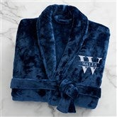 Navy Fleece Robe- 47