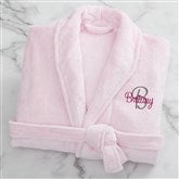 Pink Micro-Fleece Robe
